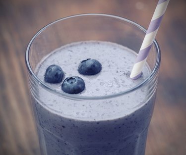 Blueberry smoothie