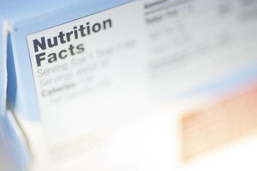 Nutrition Facts Label