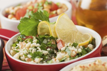 Tabbouleh, bulgur wheat salad