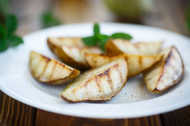 roasted pears