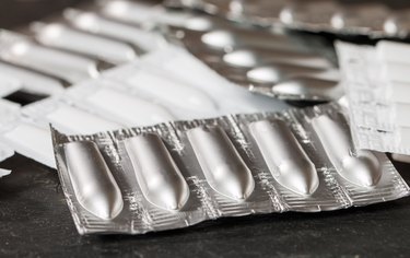 Different packages of suppository