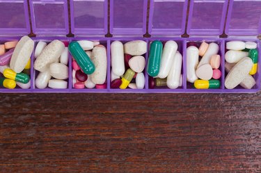 Medicines in a pillbox