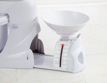 weight scale the accessory of mixer machine