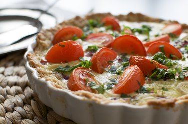 Vegetarian quiche