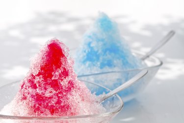 Shave Ice with Sala Flavor and condensed