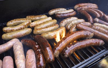 Grilling Sausage