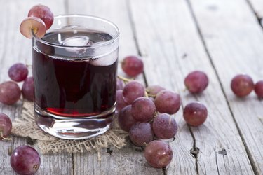 Chilled Red Grape Juice