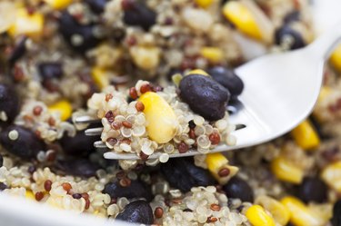 Close Up Quinoa Dinner