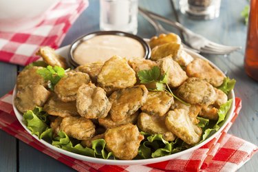 Delicious Battered Fried Pickles