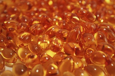 Fish oils Omega 3 capsules