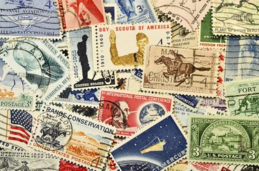 Postage stamps from USA 1960's