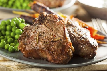 Homemade Cooked Lamb Chops