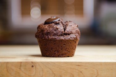 Fresh chocolate muffin