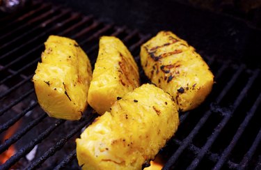 grill scenes - grilled pineapple