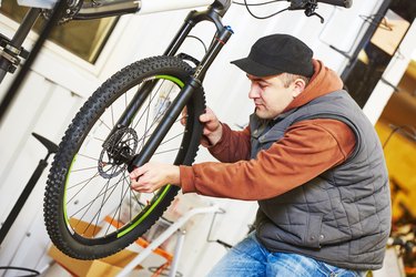 bike repair or adjustment