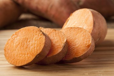 Fresh Organic Orange Sweet Potato