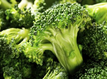 sulforaphane-rich broccoli close-up