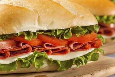 Homemade Italian Sub Sandwich