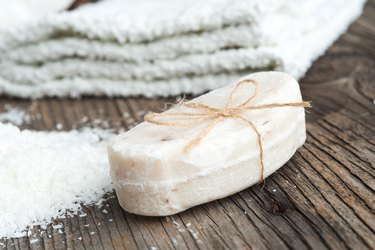 Walnut coconut soap