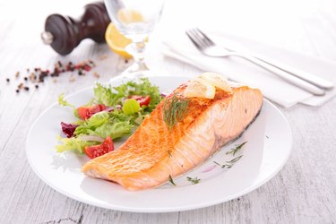 grilled salmon