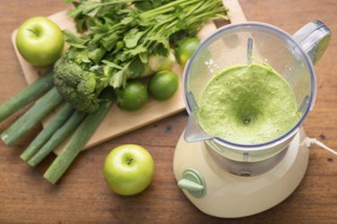 Smoothie in a blender