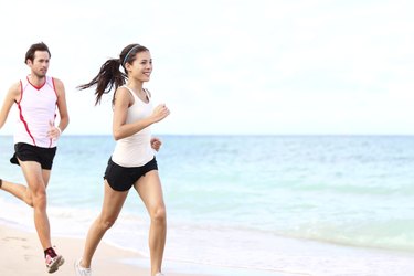 sport - couple running