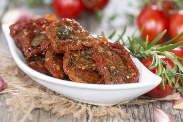 Heap of dried Tomatoes