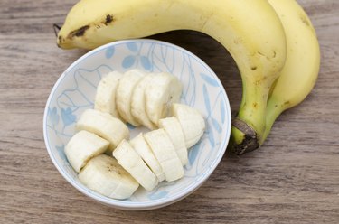 banana on wood