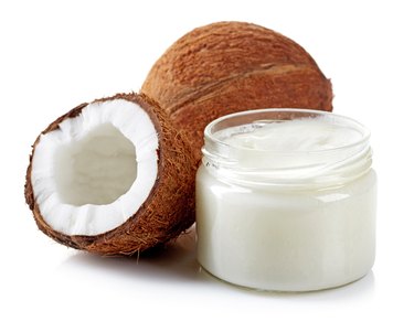 coconut oil and fresh coconuts