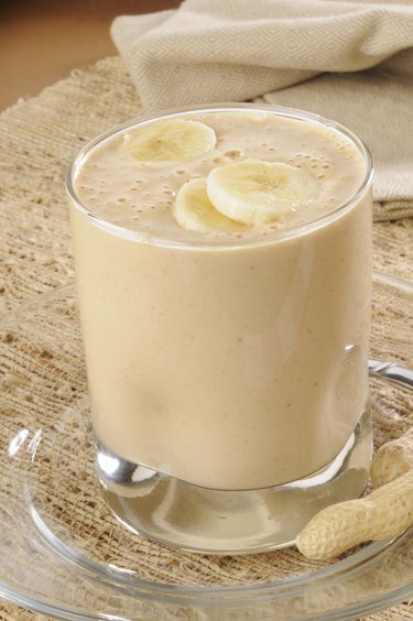 Peanut butter banana smoothie