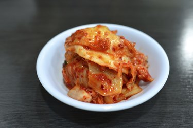 Dish of Korean Fermented Vegetable