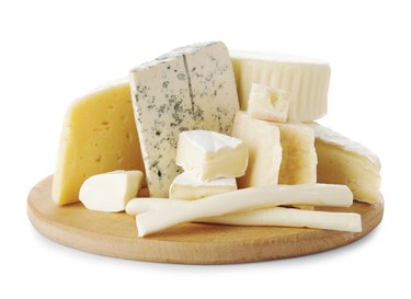 Various types of cheese