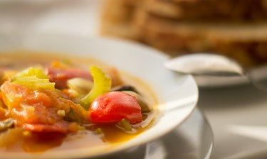 Vegetable goulash soup