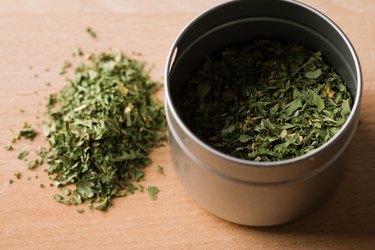 Herb in container