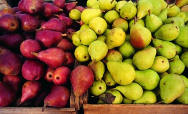 Pears, two varieties