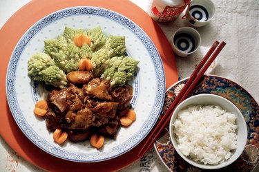 Chicken with Romanesco