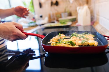 Man cooking