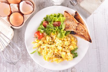 How Can I Make Scrambled Eggs With Sour Cream? | Livestrong.com