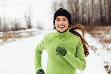 Running in winter