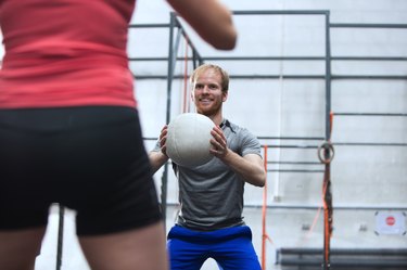 Working out at the Gym