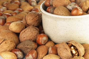 Bowl of mixed nuts