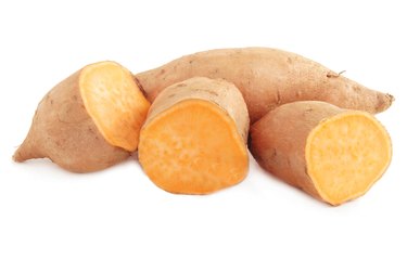 "pink,sweet potatoes batata"