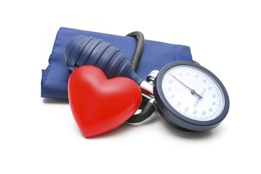 Blood Pressure gauge and heart