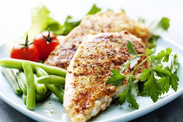 grilled chicken brest fillet