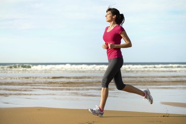 Fitness woman running