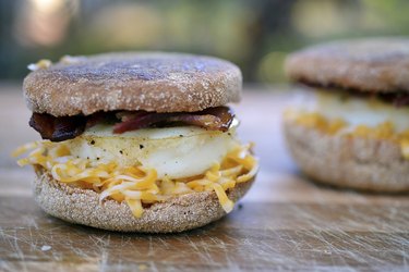 Egg, cheese and bacon McMuffin