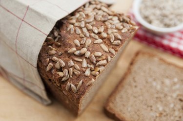 Rye Bread with sunflower seeds