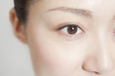 Young woman's eyes