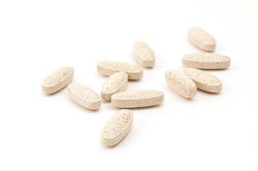 Multi-Vitamin on White Background