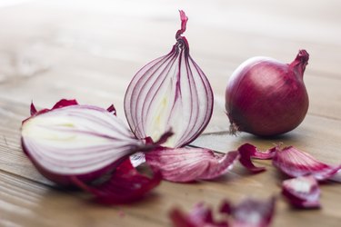 Natural red onion